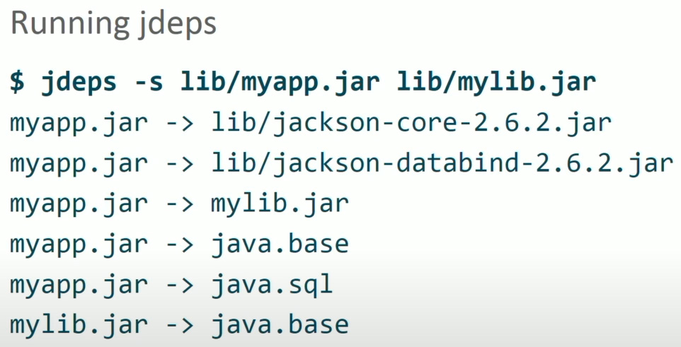 Running jdeps